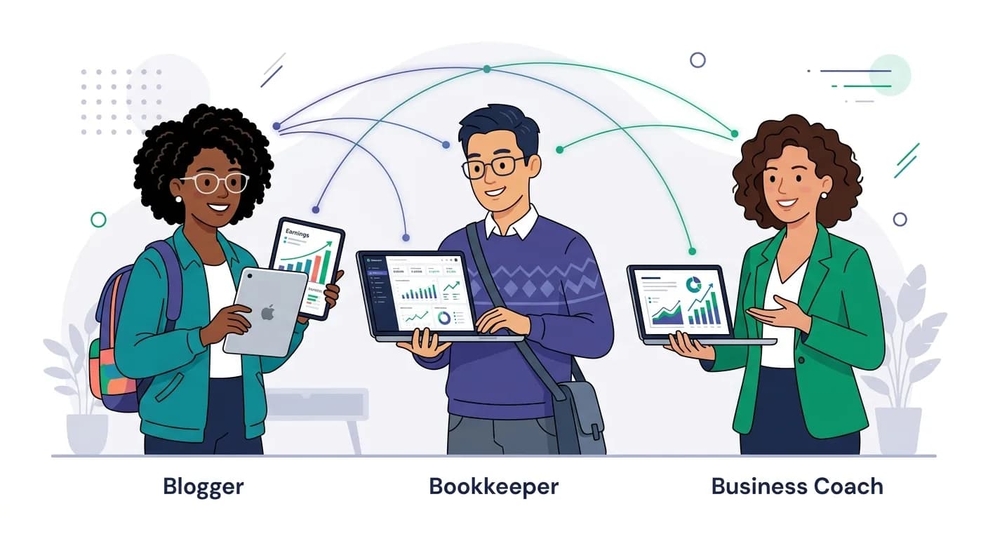 Affiliates earning from referrals