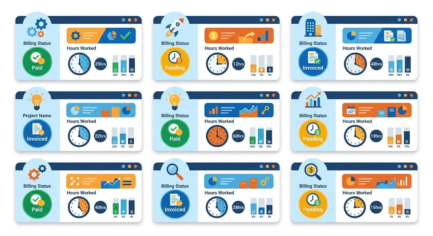 Contractor accounting features