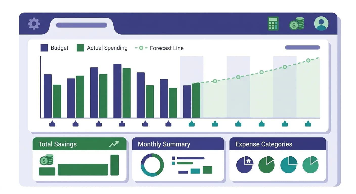 Business planning and forecasting features