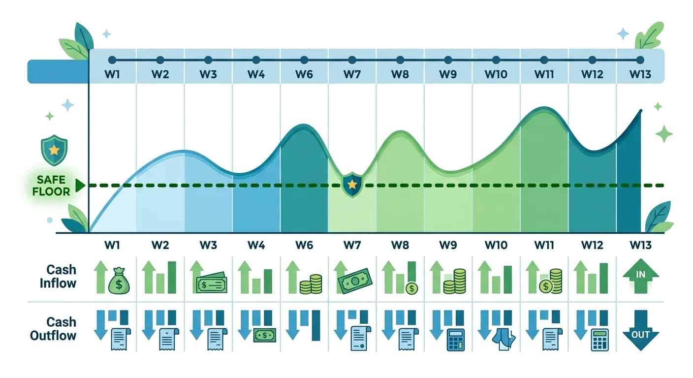 Cash flow forecasting and planning
