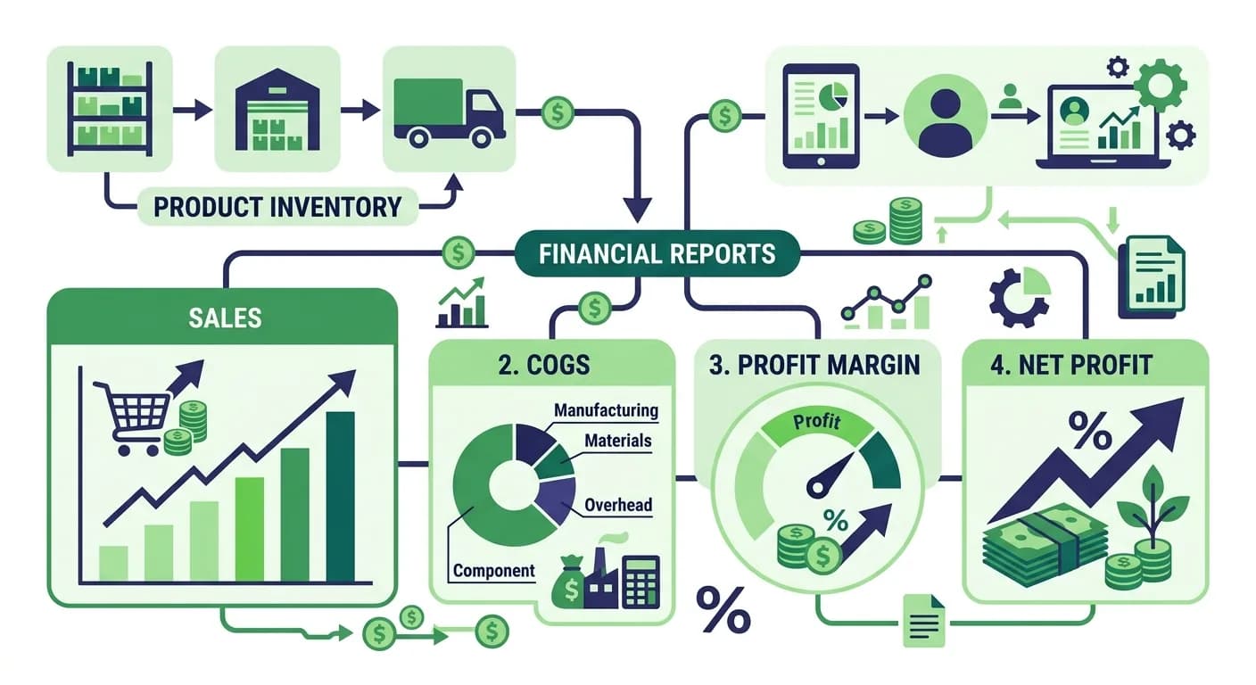 Retail accounting features